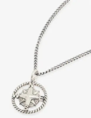SERGE DENIMES Journey sterling-silver pendant necklace detail 2
