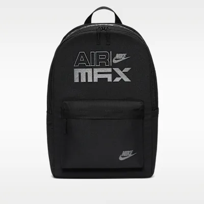 Nike Heritage Air Max Backpack (25L) - Black/Black/Reflect Silver