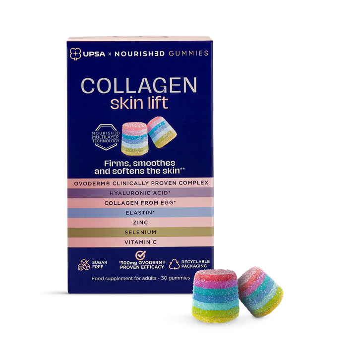 UPSA X Nourished 7-in-1 Collagen Skin Lift Gummies – Vitamins & Supplements > Supplements > Collagen & Silica