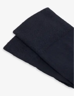 FALKE Sensitive London textured stretch-cotton socks - 9-11 detail 2