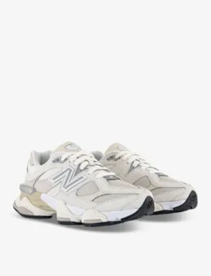 NEW BALANCE 9060 brand-patch leather and mesh low-top trainers - EUR 40.5 / 6.5 UK MEN detail 3
