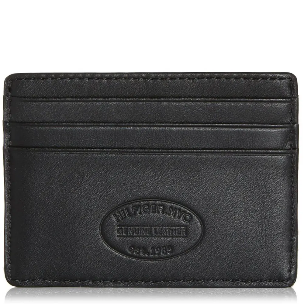 Tommy Hilfiger Eton Leather Cardholder detail 2