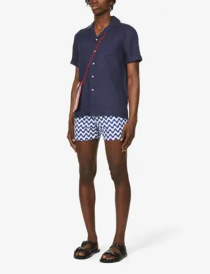 FRESCOBOL CARIOCA Sport graphic-print regular-fit swim shorts detail 2