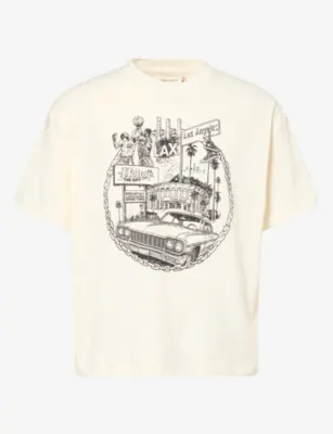 HONOR THE GIFT LA Chain City Graphic Cotton-Jersey T-Shirt