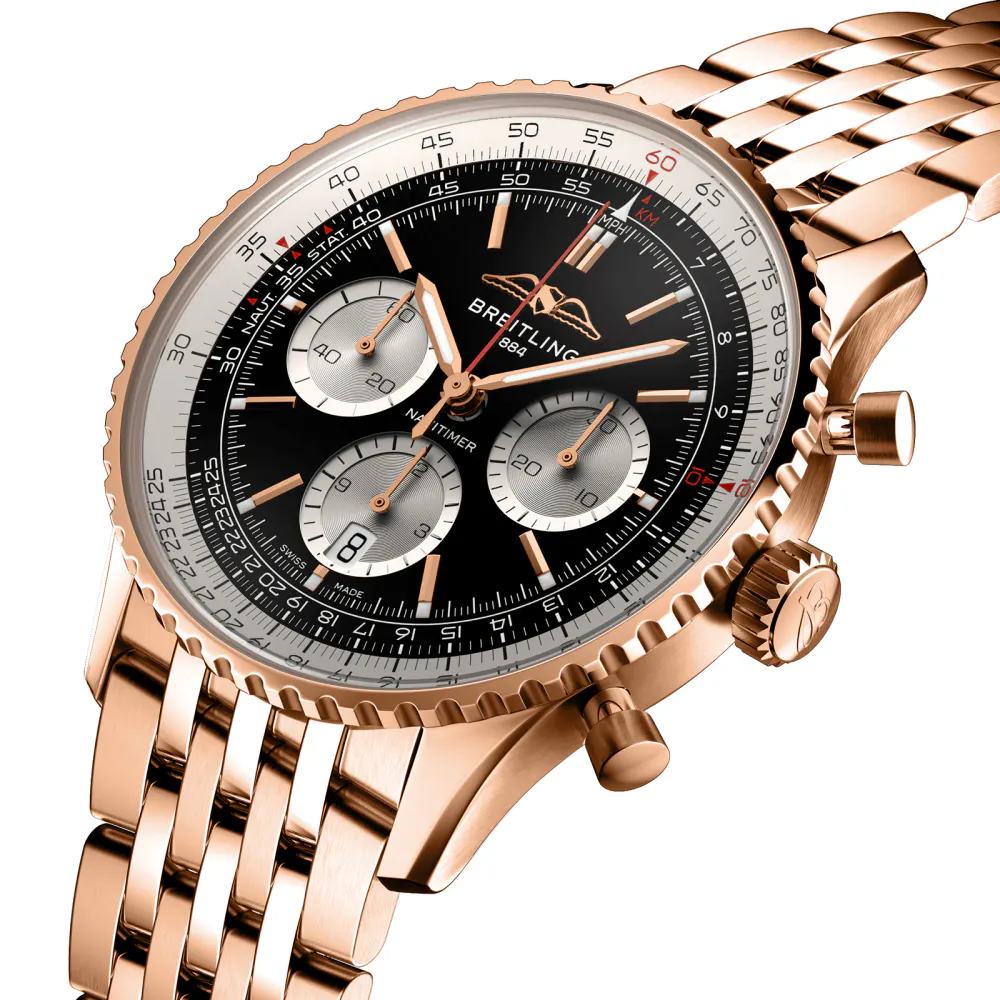 Breitling Navitimer B01 Chronograph 43 Black Watch in Black, additional product view 2