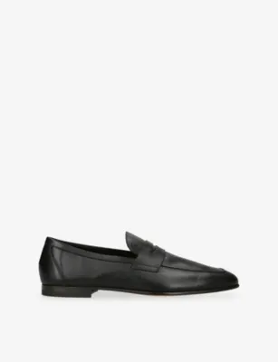 TODS Mocassino Leather Loafers - EUR 43.5 / 9.5 UK MEN in BLACK – Mens | Loafers
