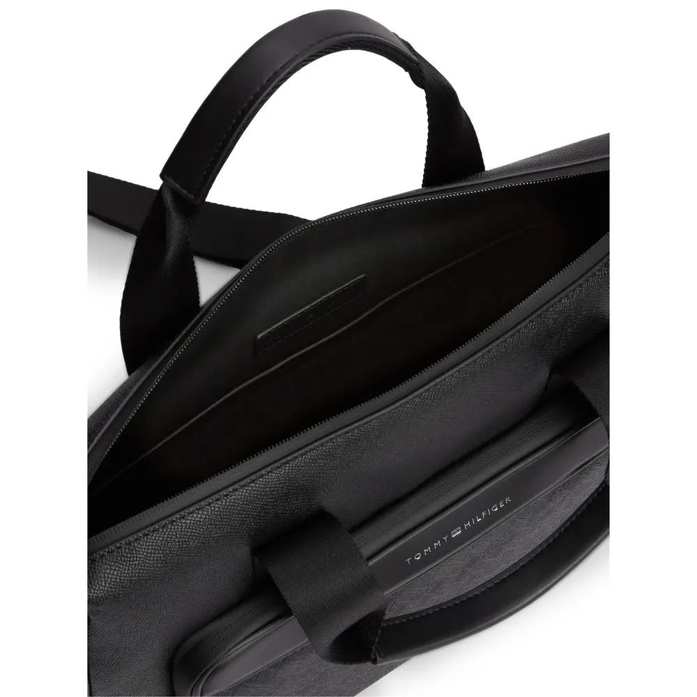 Tommy Hilfiger Mens Modern Monogram Laptop Bag detail 2