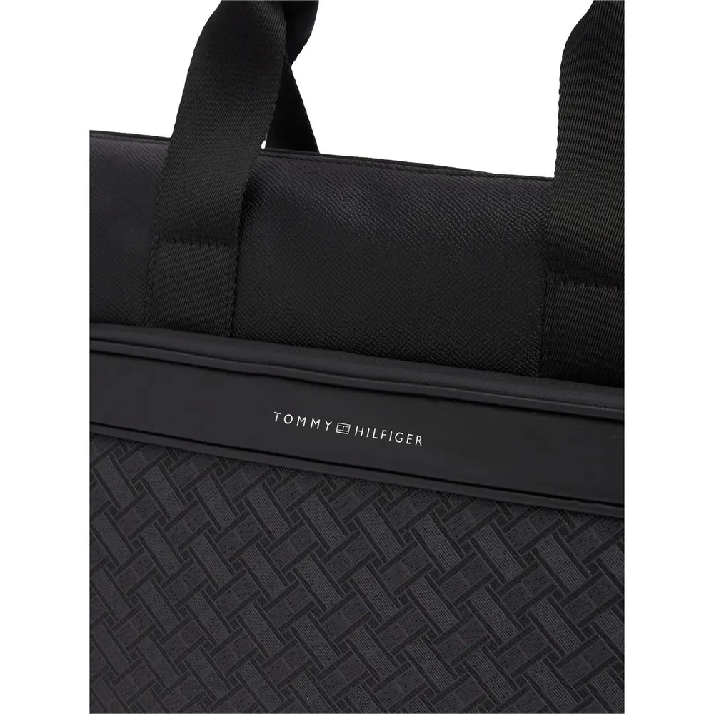 Tommy Hilfiger Mens Modern Monogram Laptop Bag detail 3