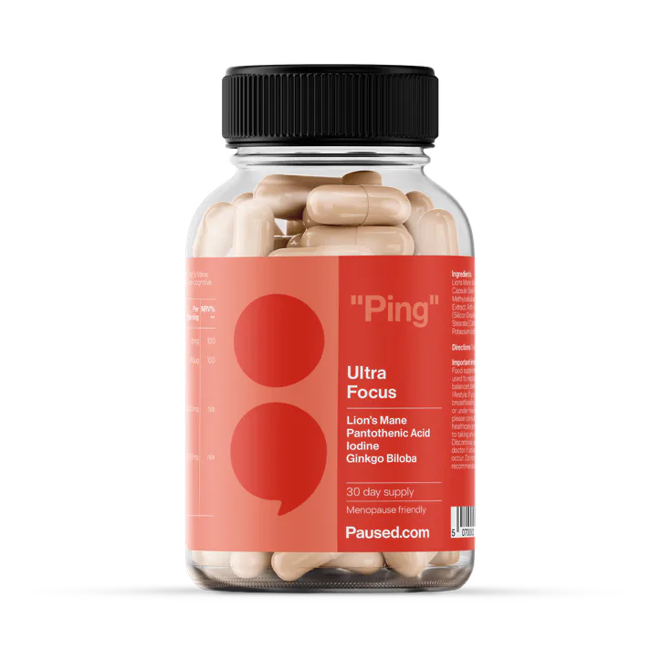 Paused Lions Mane Ultra Focus 60 Capsules