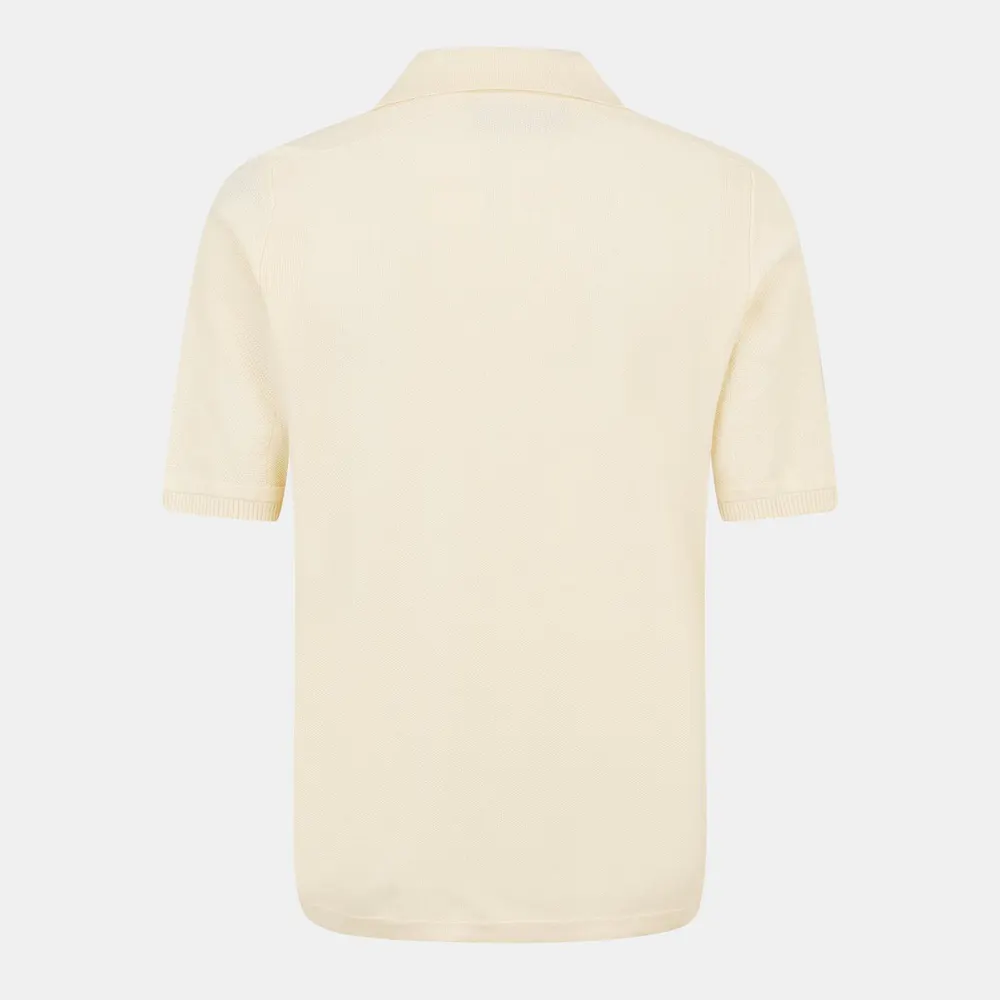 Stone Island Compass Patch Knit Polo Shirt detail 2