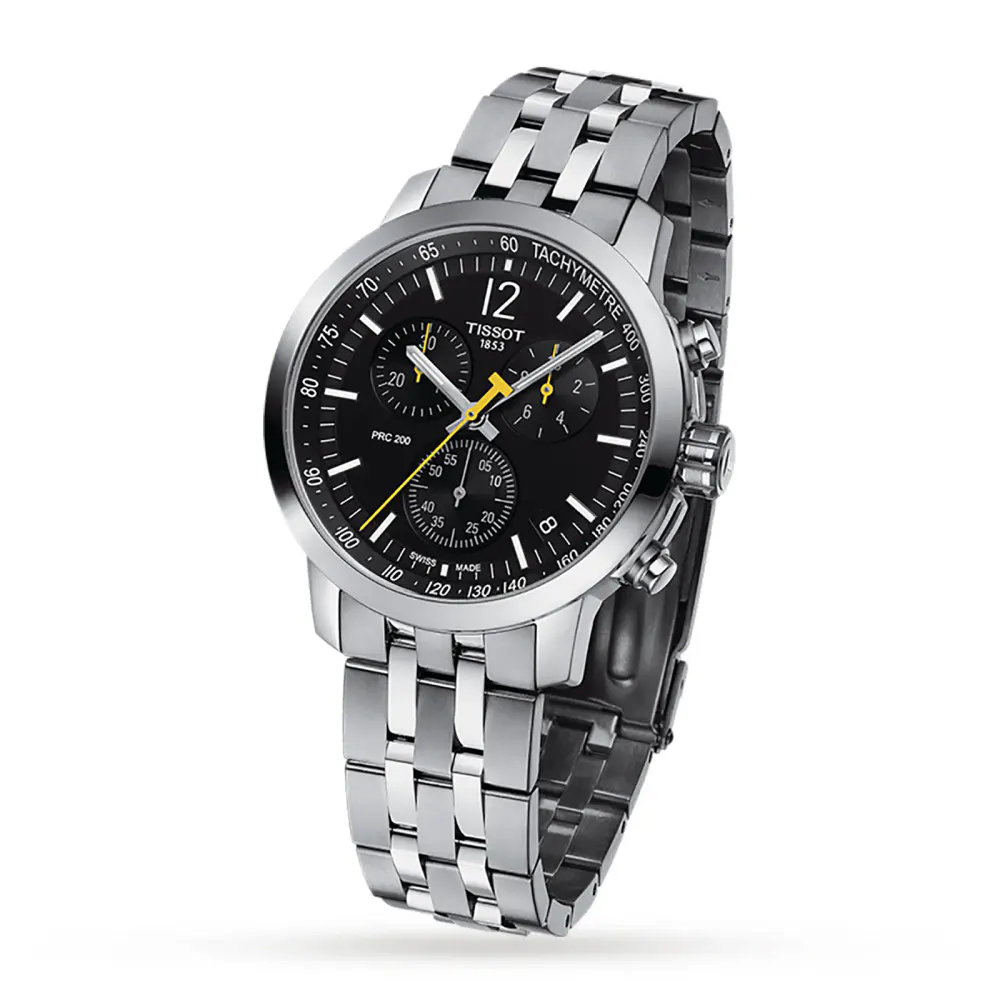 Tissot PRC 200 Chronograph 42mm in Black, additional product view 3
