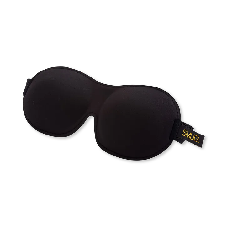 Smug Contoured Sleep Mask Black