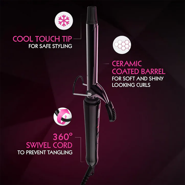 WAHL Curling Tong Ceramic Barrel 19mm Black ZX912 detail 3