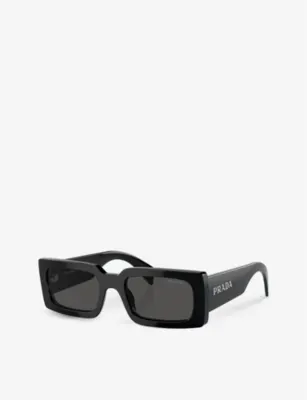 PRADA PR A07S pillow-frame acetate sunglasses detail 2