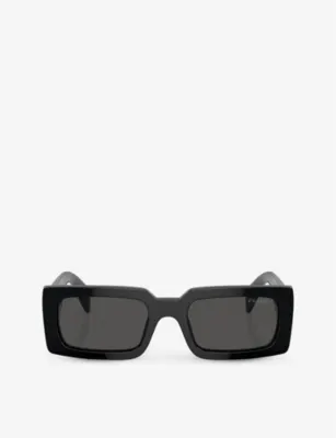PRADA PR A07S pillow-frame acetate sunglasses