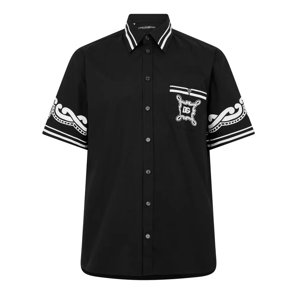 Dolce and Gabbana Bandana Short Sleeve Shirt