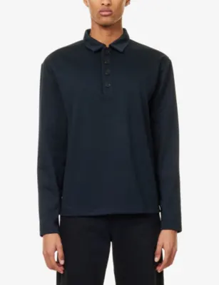 NOBL Patrick Long-Sleeve Jersey Polo Top detail 3