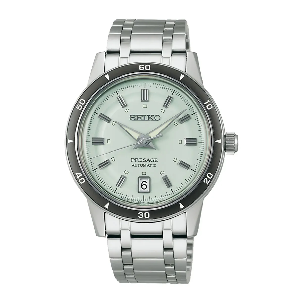 Seiko Presage Presage Style 60s 39.5mm Mens Watch Ice Green