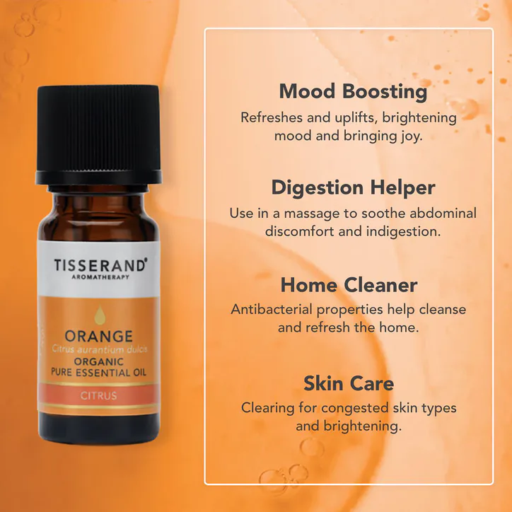 Tisserand Orange Organic Pure Essential Oil 9ml detail 3