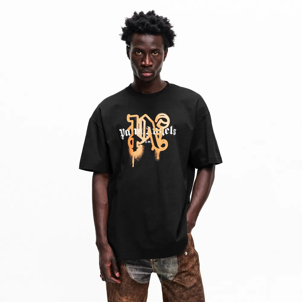 Palm Angels Men's Roma Mono T-Shirt detail 3