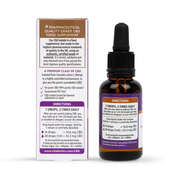 Vitabiotics Brains CBD 1000mg 30ml detail 2