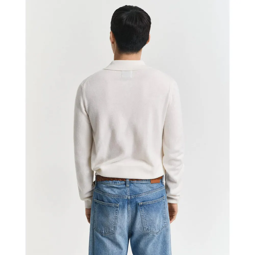 Gant Superfine Lambswool Polo Shirt detail 2