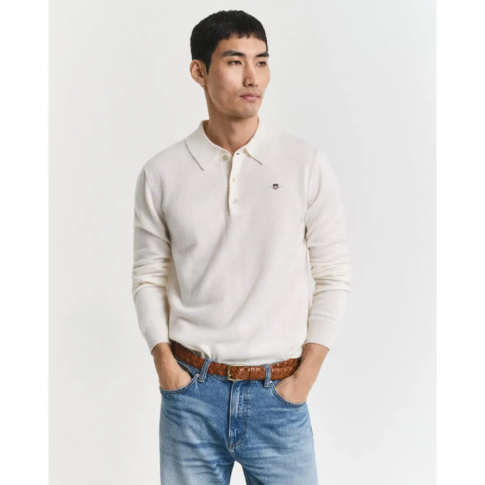 Gant Superfine Lambswool Polo Shirt
