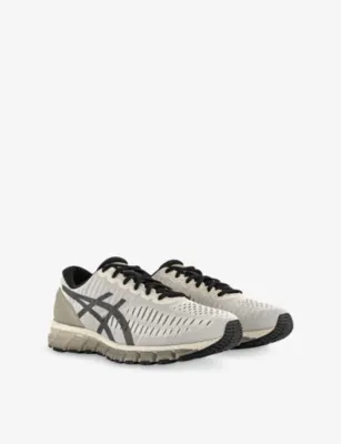 ASICS Gel-Quantum 360 Mesh and Suede Trainers - 4.5 in SMOKE GREY, additional product view 3