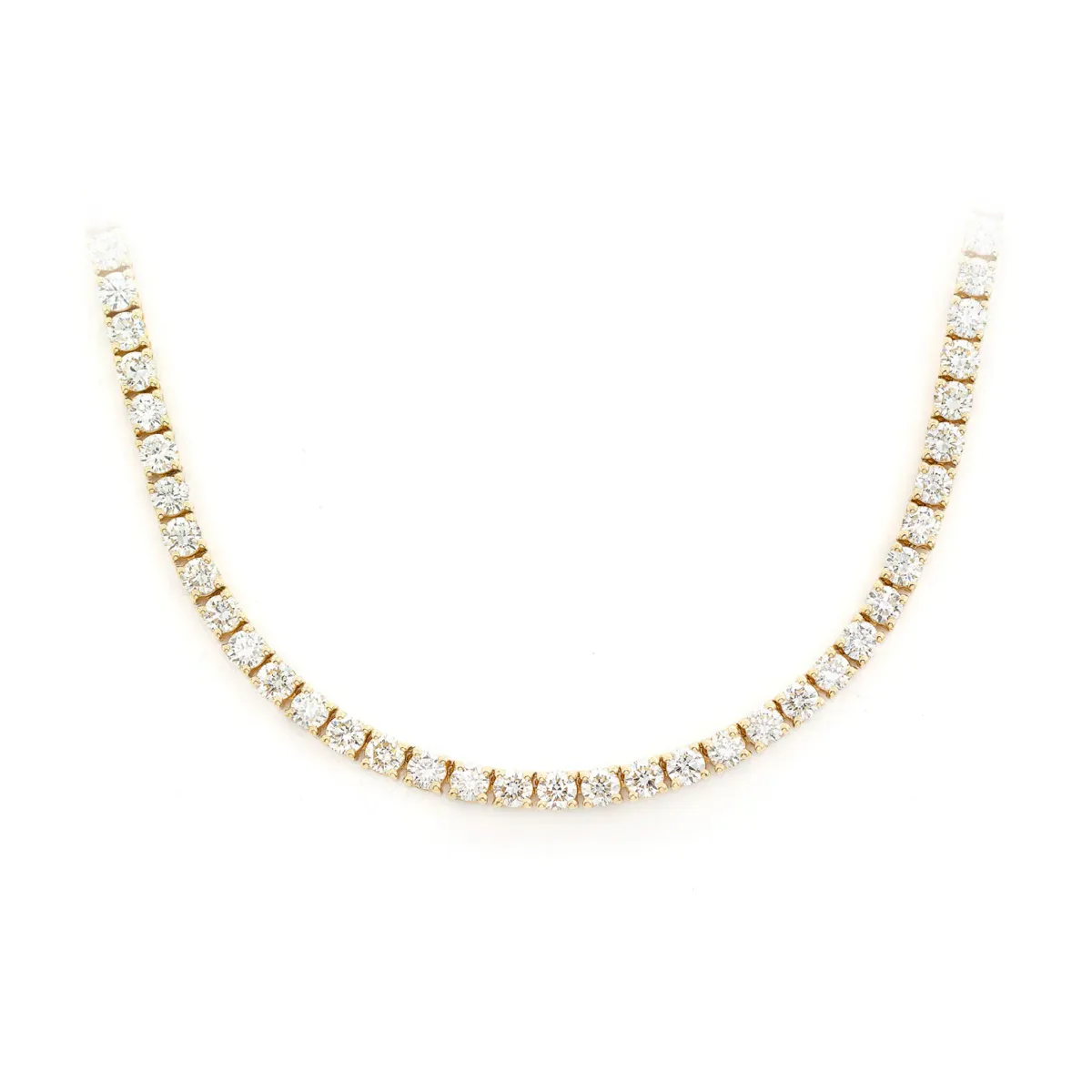 For Him Prong Diamond Tennis Necklace