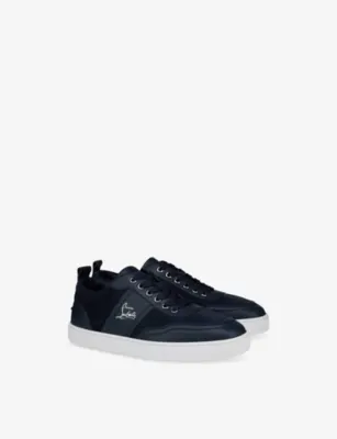 CHRISTIAN LOUBOUTIN Retero Leather Trainers - EUR 43 / 9 UK MEN in MARINE, additional product view 3