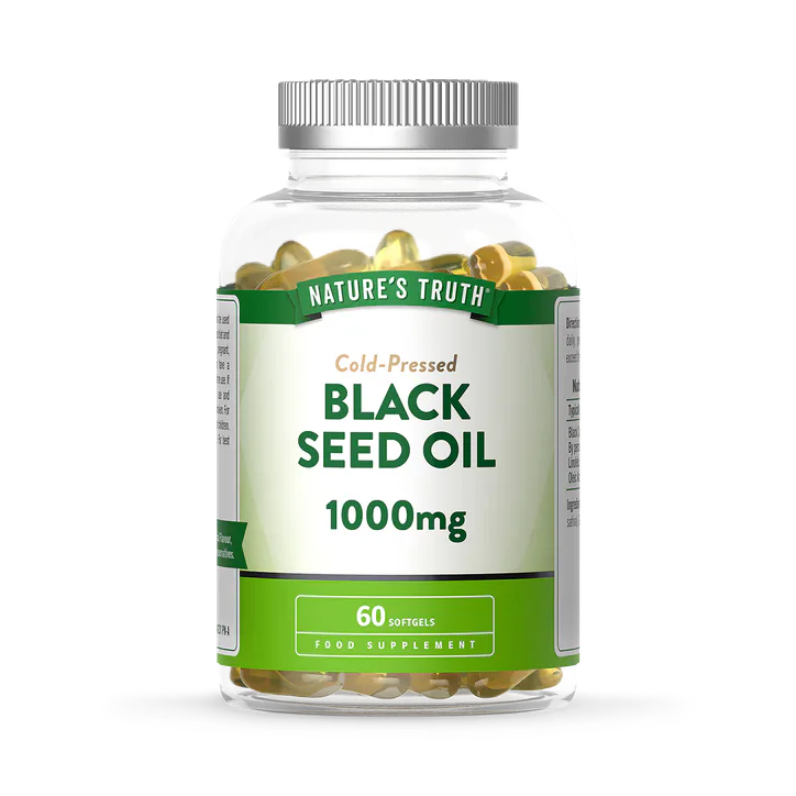Nature's Truth Black Seed Oil 1000mg Cold Pressed - 60 Softgels