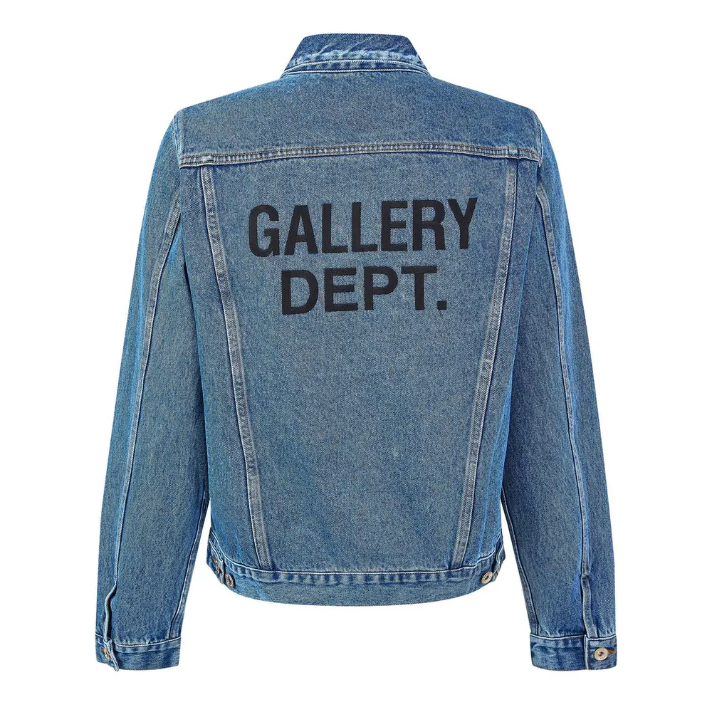 Gallery Dept Men's Denim Jacket in Washed Denim, additional product view 2