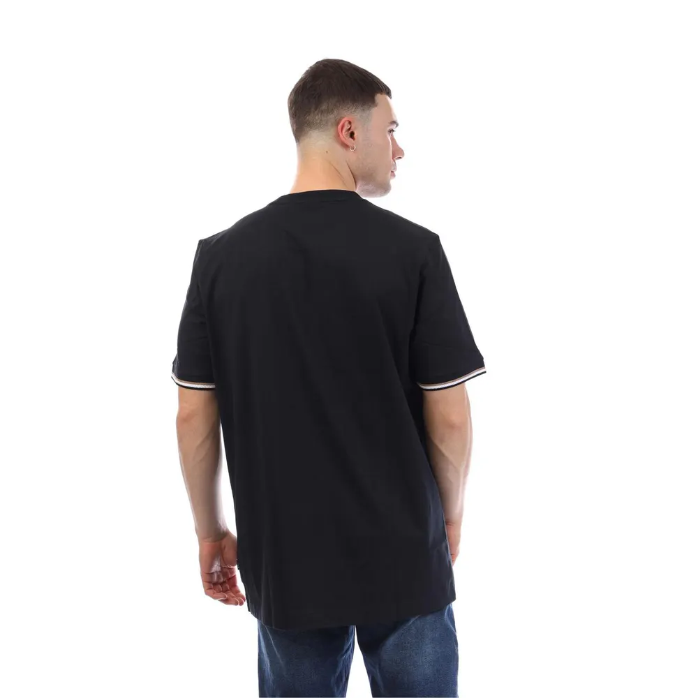 Boss Thompson Signature Stripe Cuffs T-Shirt detail 3