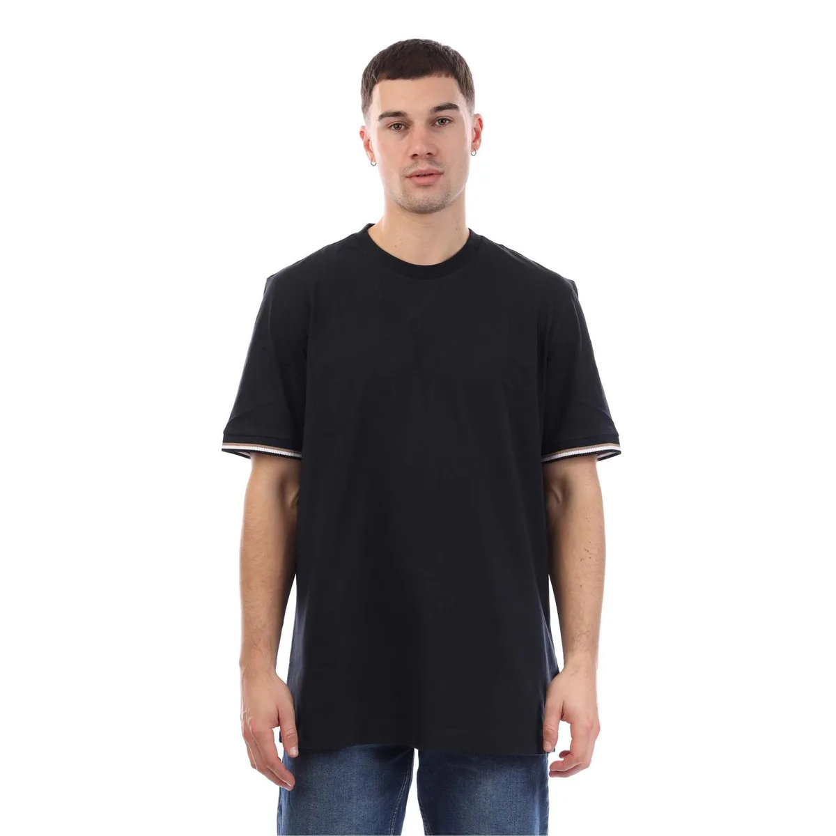 Boss Thompson Signature Stripe Cuffs T-Shirt