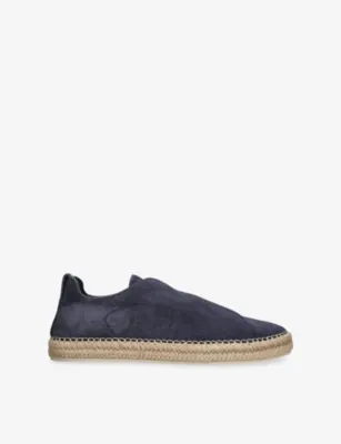 ZEGNA Triple Stitch Suede Espadrilles - EUR 42 / 8 UK MEN