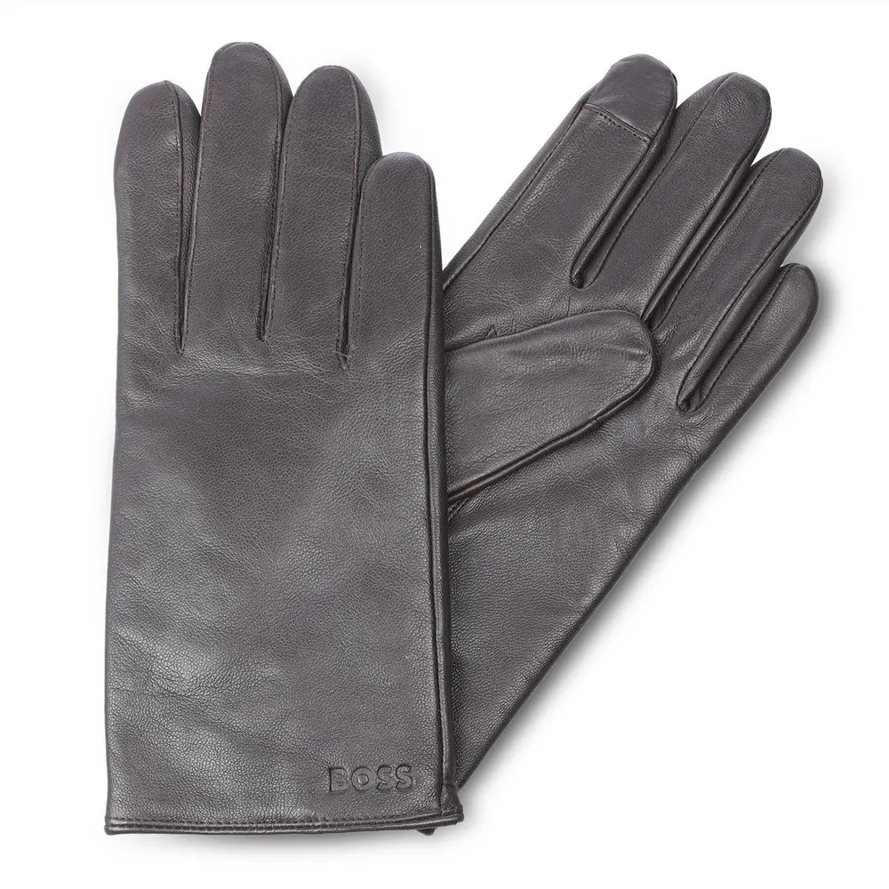 Boss Gioli Leather Gloves detail 3
