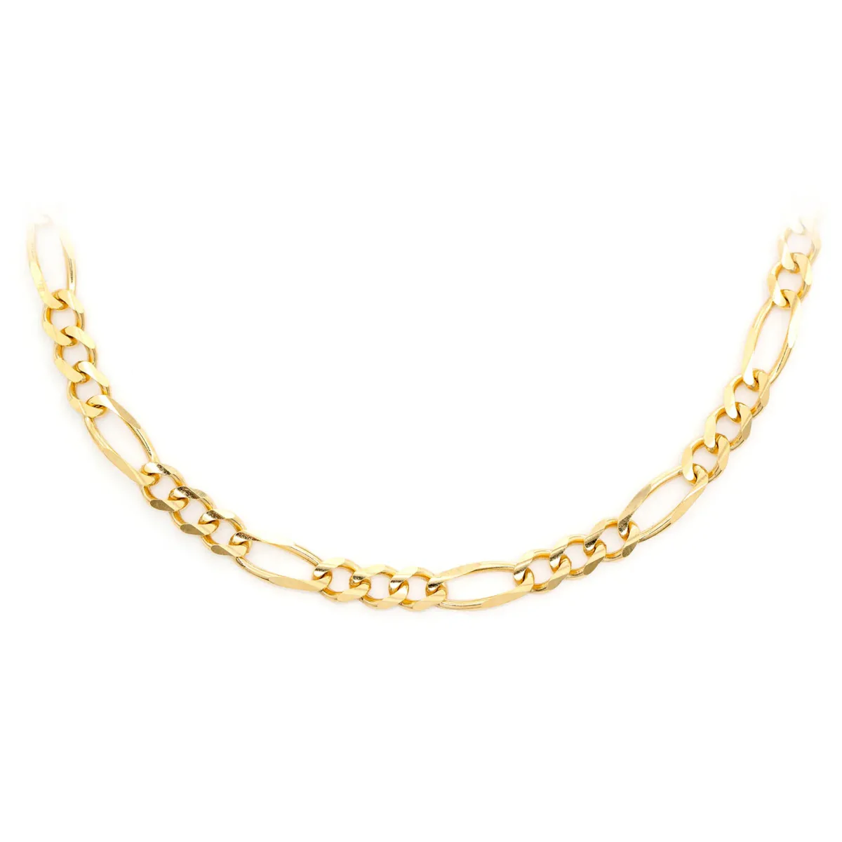 For Him Figaro Gold Chain in 4mm / Yellow Gold / 22" – Chain