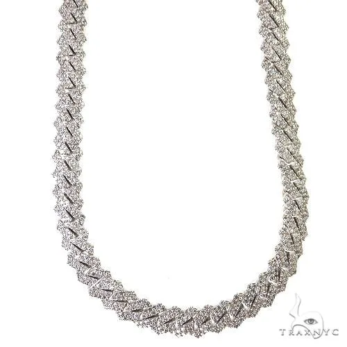 AHMED - MOON JEWELRY Miami Cuban Diamond Chain 69076 in Rose – Chain