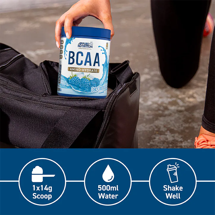 Applied Nutrition BCAA Amino Hydrate Icy Blue Raz 450g, additional product view 2