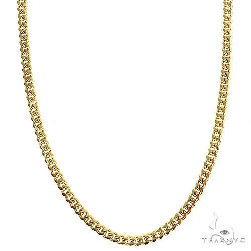 JALGAS - SKYLINE JEWELRY 14k Yellow Gold Thin Miami Cuban 2mm 24 inches 68864