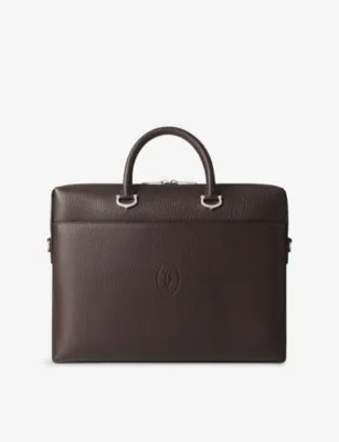 CARTIER Must de Cartier Leather Briefcase