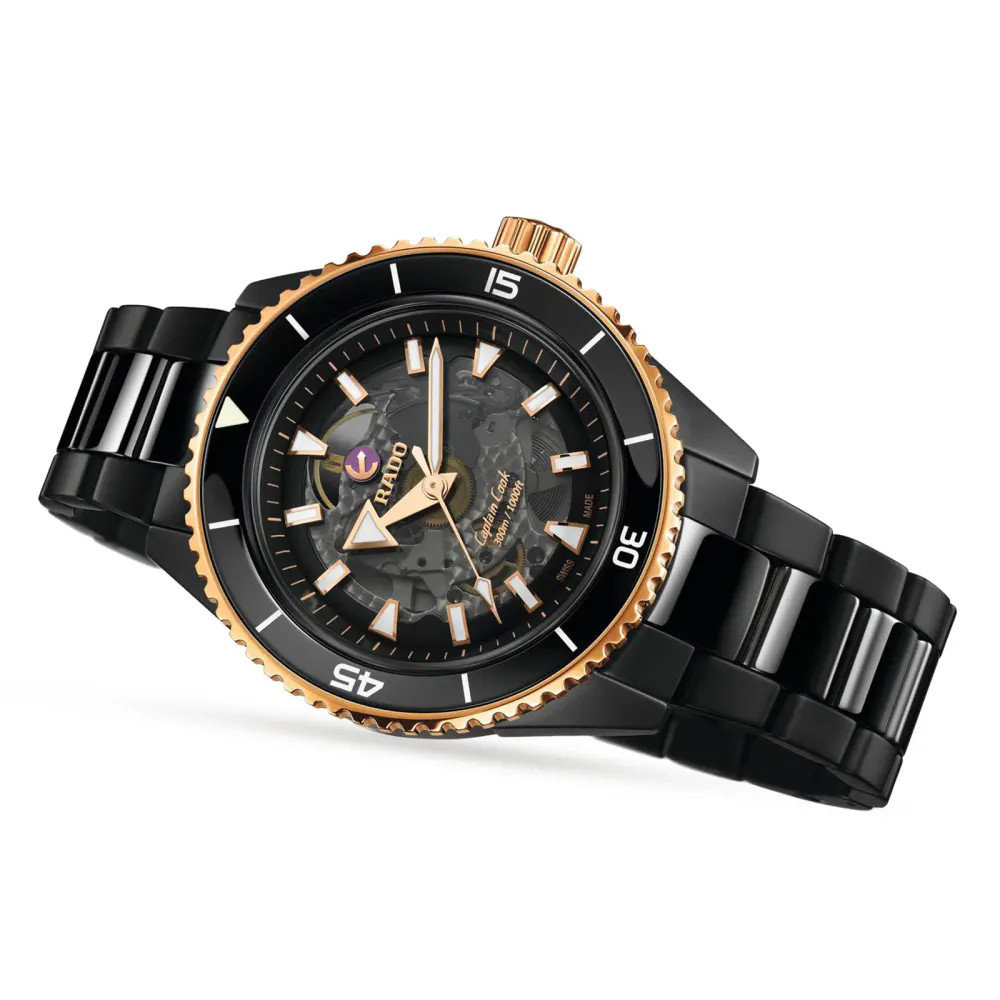 Rado Captain Cook High-Tech Ceramic 43mm Mens Watch in Black, additional product view 2