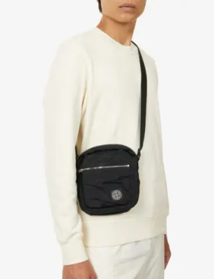 STONE ISLAND Brand-Patch Shell Cross Body Bag detail 2