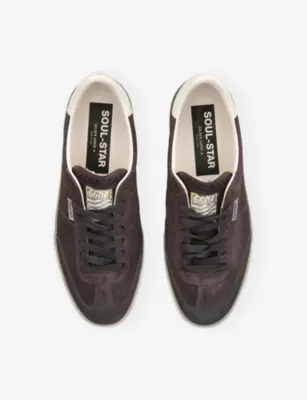 GOLDEN GOOSE Soul Star 60349 Suede Trainers - EUR 44 / 10 UK MEN in Dark Brown, additional product view 2