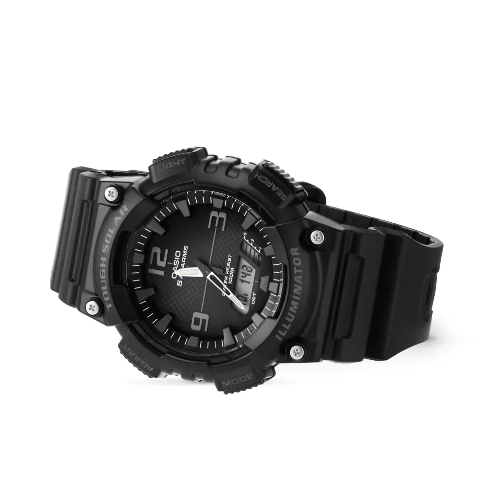 Casio Standard Black Dial AQ Mens Watch in Black, additional product view 2