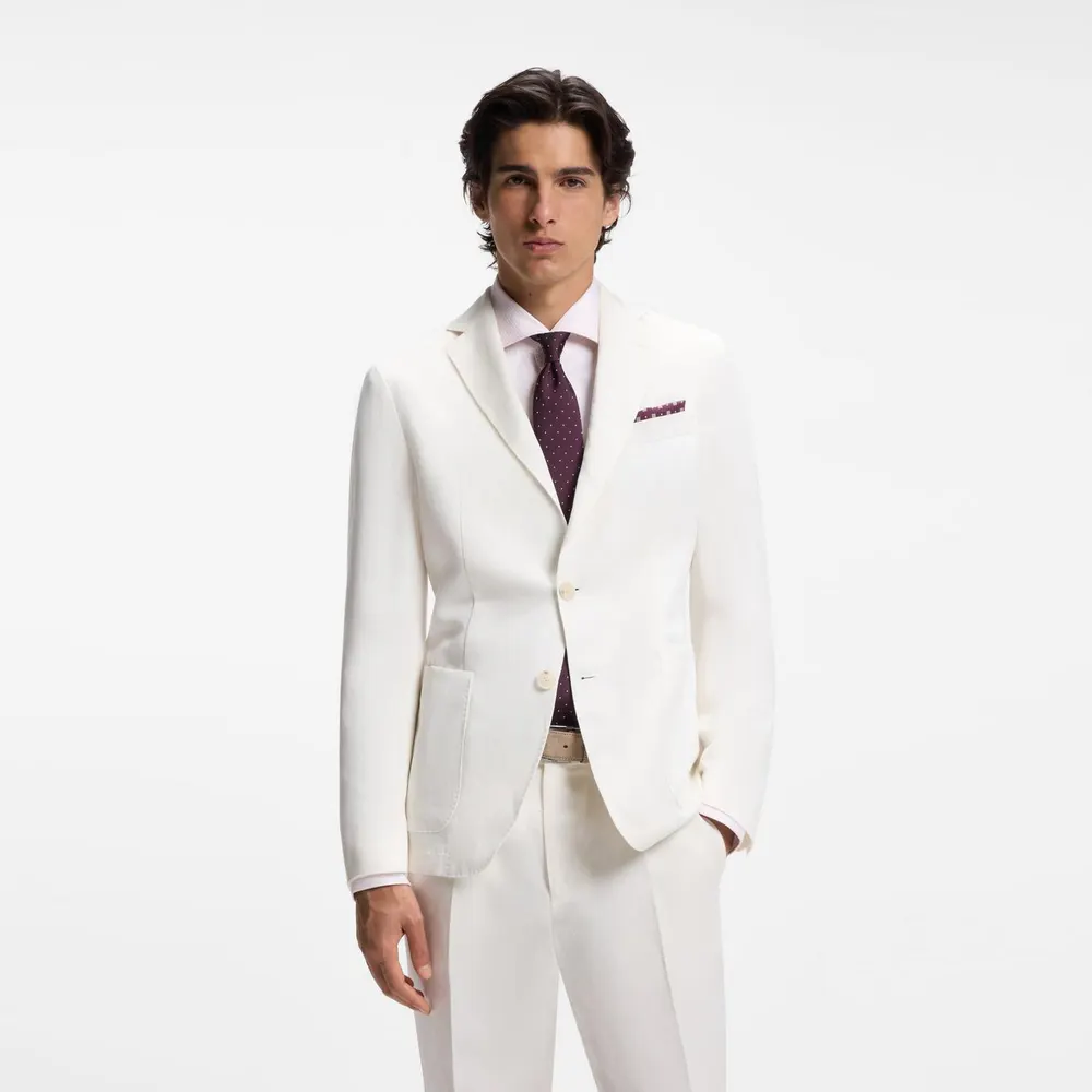 Boss Men's Blazer in Open White 118, additional product view 2
