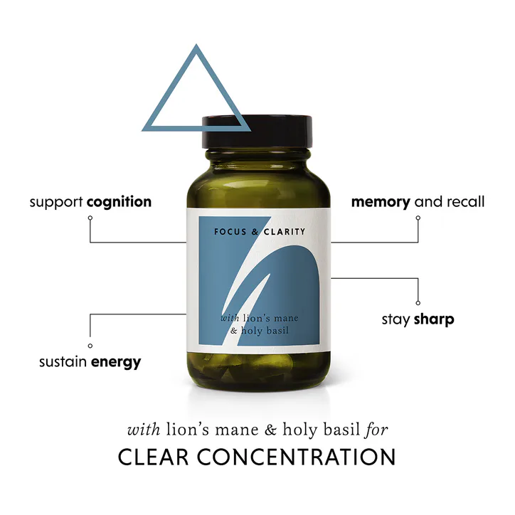 The Herbtender FOCUS & CLARITY with Lion’s Mane and Holy Basil 60 Vegan Capsules, additional product view 2