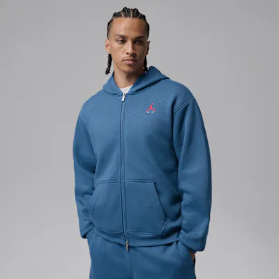 Jordan Brooklyn Men's Full-Zip Hoodie - True Blue/University Red