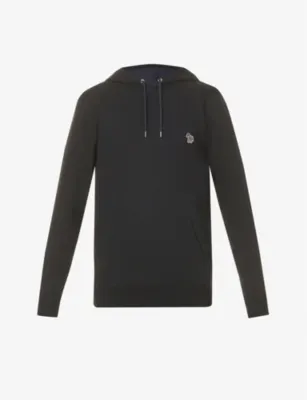 PS BY PAUL SMITH Zebra-embroidered cotton hoody