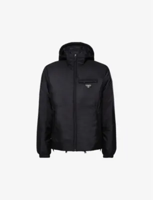 PRADA Re-Nylon padded nylon hooded jacket